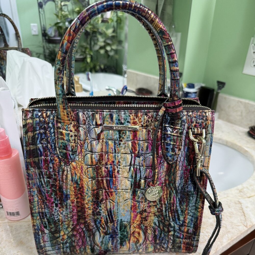 Brahmin Melbourne leather bag - colorful